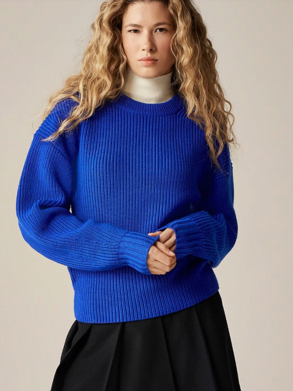 NWT JCrew Ribbed Merino Sweater